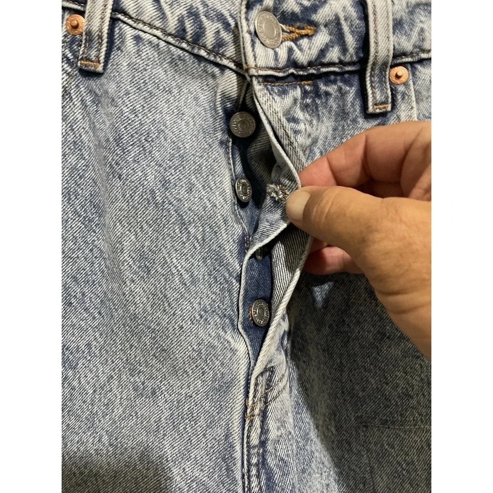 Levi's 501 Skateboarding Jeans Patchwork Cut And Shut! Sz 32x32 NWOT!